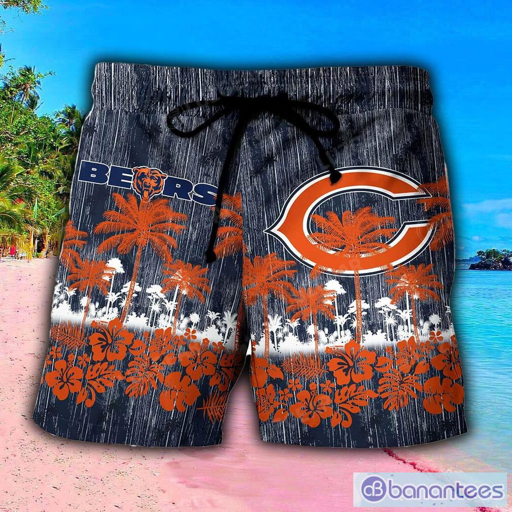 Chicago Bears Nfl Summer Beach New 3D Hawaiian Shirt Hibiscus Pattern For  Sports Fans - Banantees