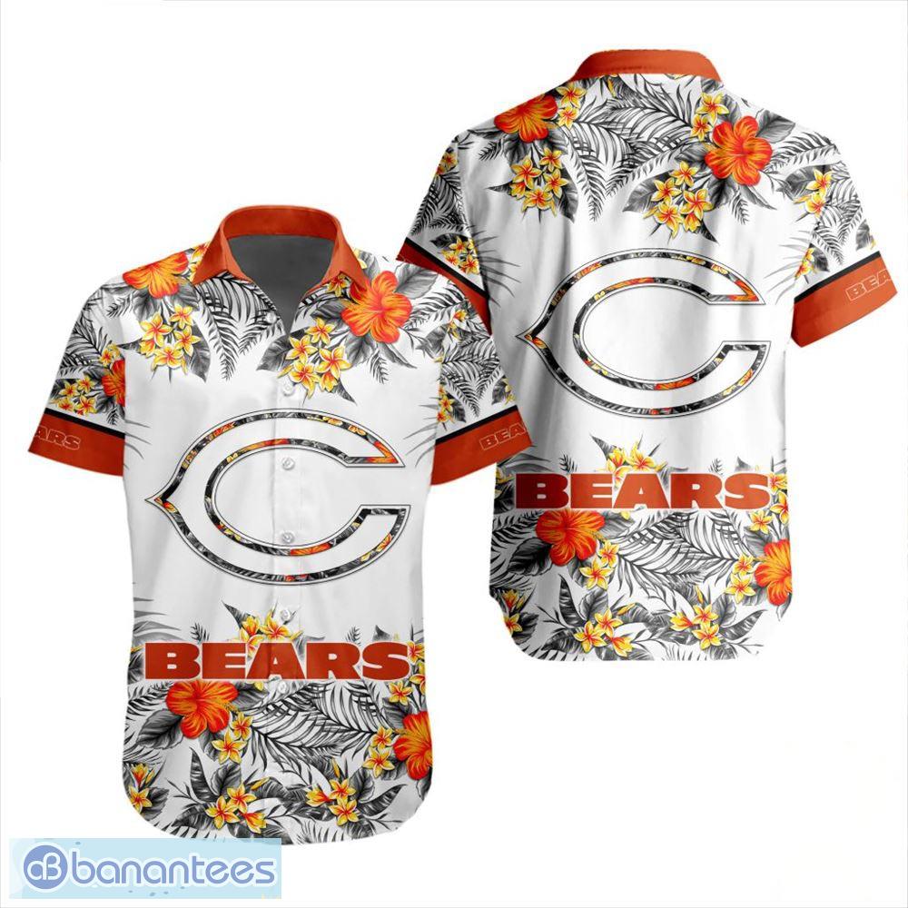 chicago bears floral shirt