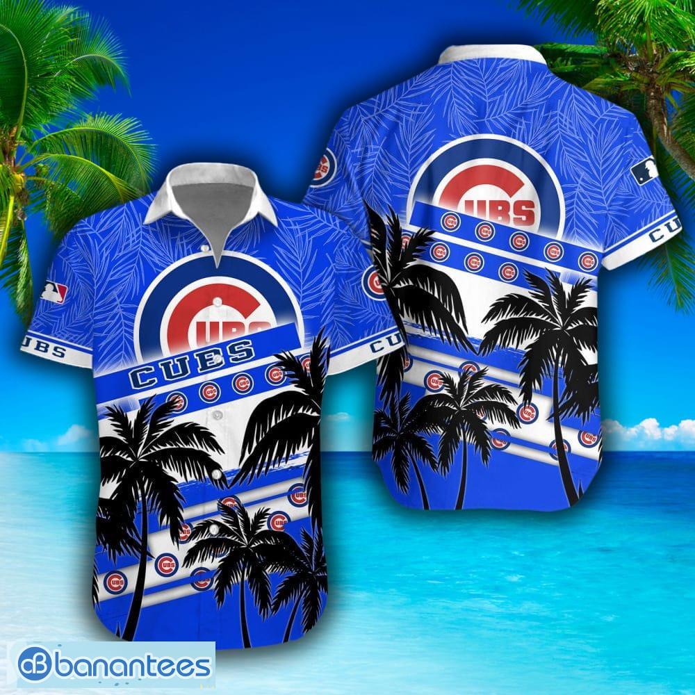 Chicago Cubs MLB Logo Hawaiian Shirt And Short Set Men Women - Limotees