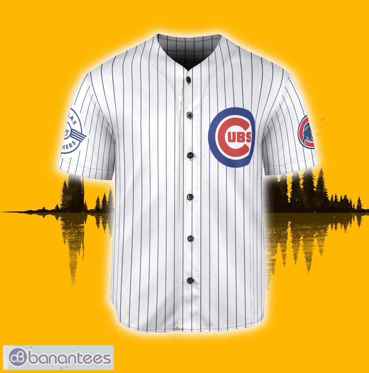 Chicago Cubs N. Jonas Jersey Baseball Shirt Gray Custom Number And
