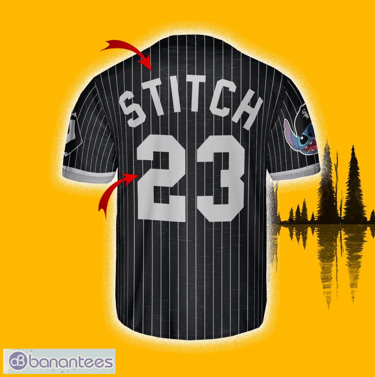 Black City Connect Lilo & Stitch Baseball Jersey - Chicago White Sox - Scesy