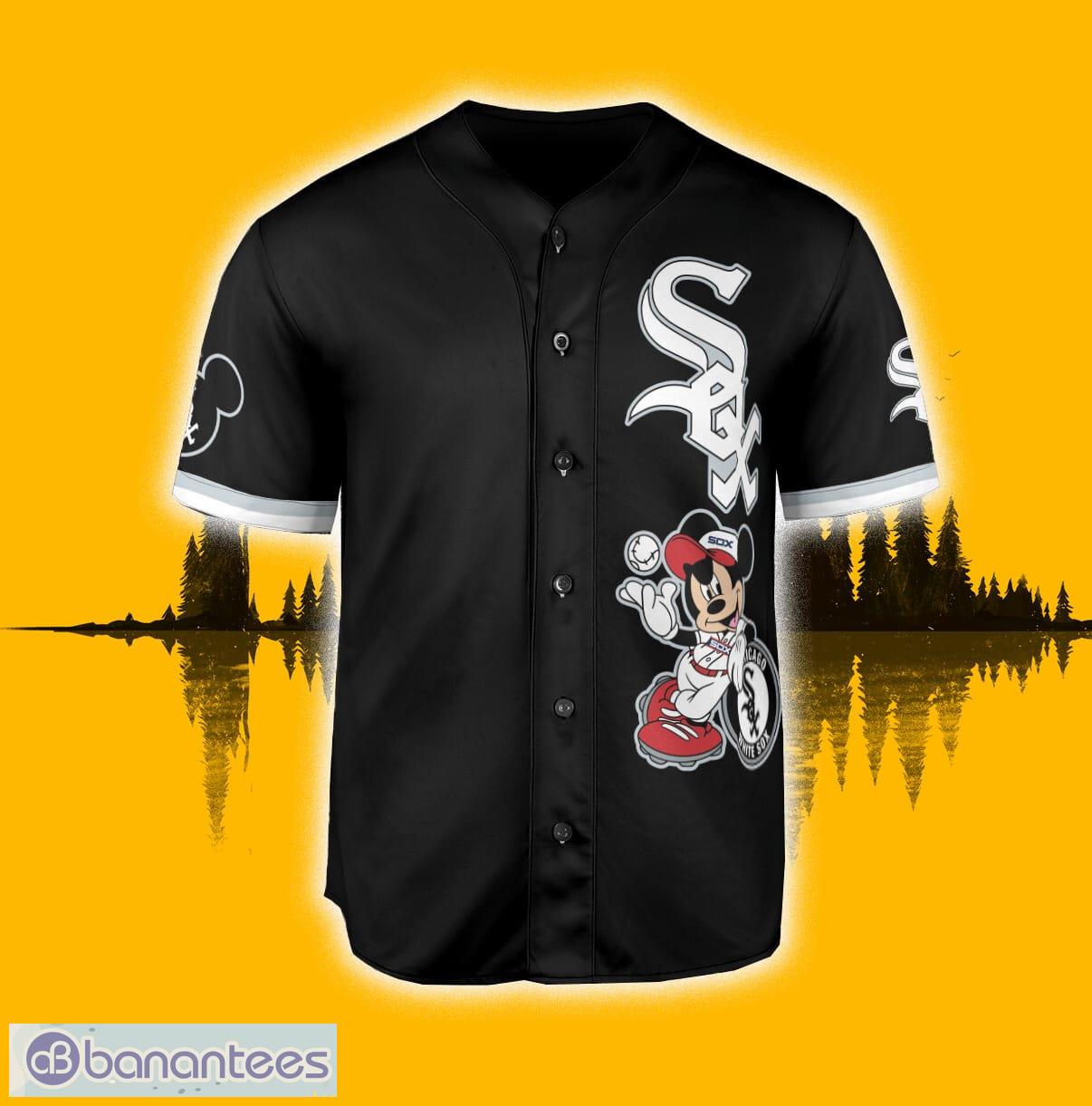 Chicago White Sox Mickey Black Custom Number And Name Jersey