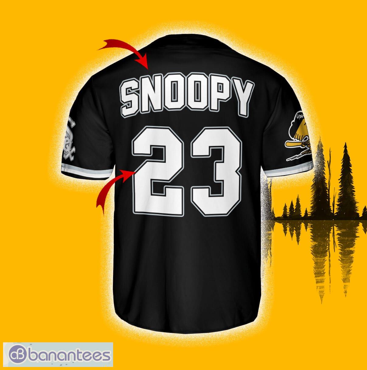 Atlanta Braves Peanuts Snoopy Jersey Baseball Shirt White Custom Number And  Name - YesItCustom