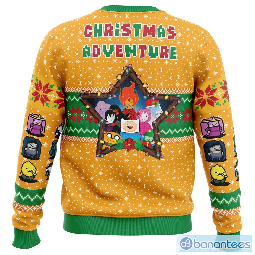 christmas adventure time ugly christmas design 3 3d sweater gift for men and women 1 image Christmas Adventure Time Ugly Christmas Design 3 3D Sweater Gift For Men And Women - Christmas Adventure Time Ugly Christmas Sweater Woolen Christmas_2