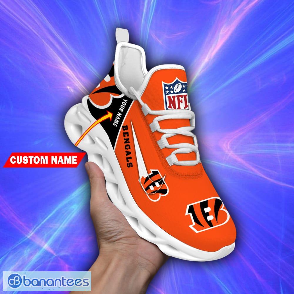 Cincinnati Bengals Custom Name NFL Max Soul Shoes Chunky Sneakers Gift For  Fans - Banantees