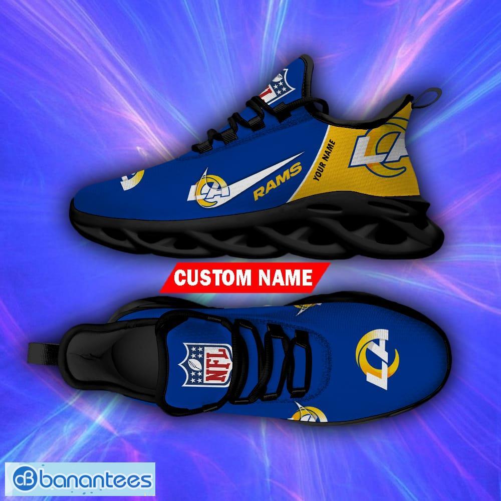 Los Angeles Rams NFL Clunky Sneakers Max Soul Shoes - Growkoc