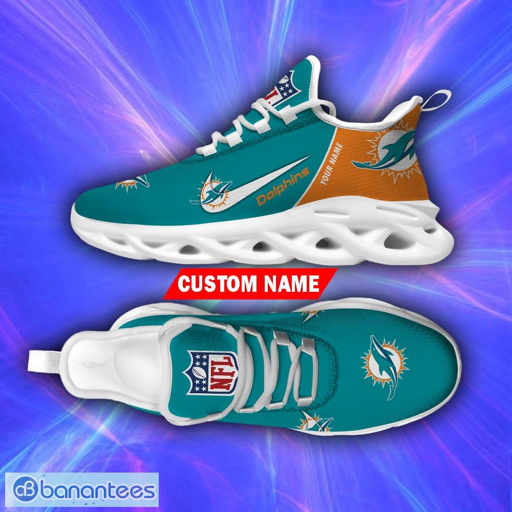 Nfl Miami Dolphins Custom Name Max Soul Shoes Chunky Sneakers