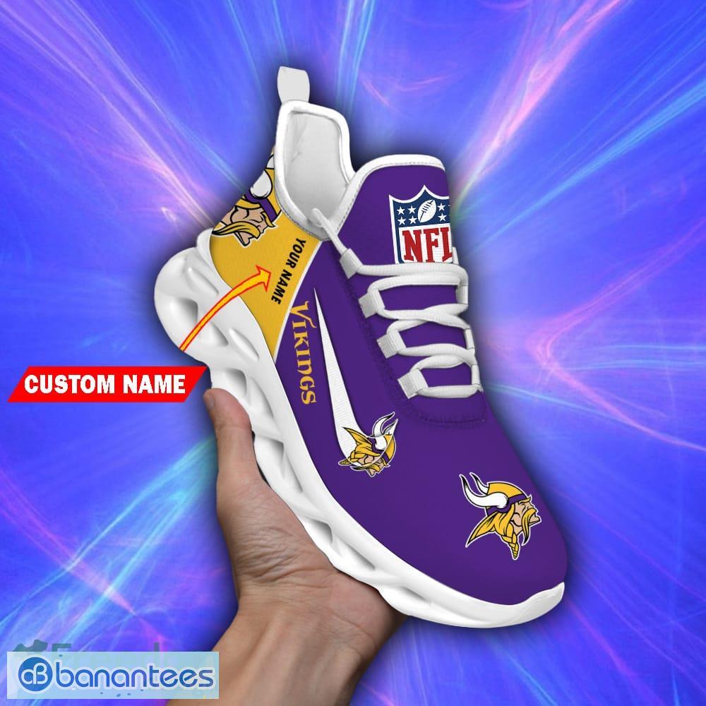 Nfl Minnesota Vikings Custom Name Max Soul Shoes Chunky Sneakers