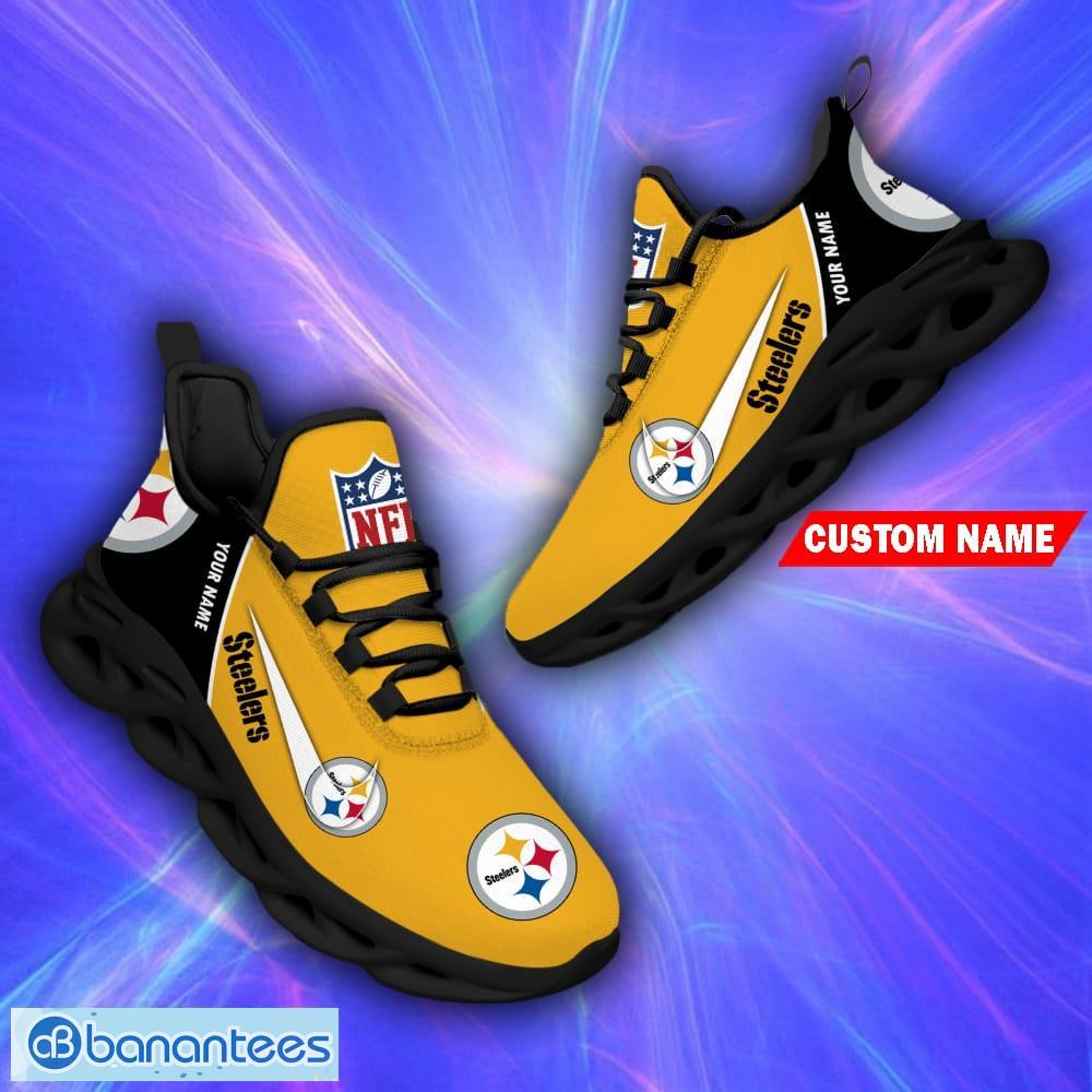 Nfl Pittsburgh Steelers Custom Name Max Soul Shoes Chunky Sneakers