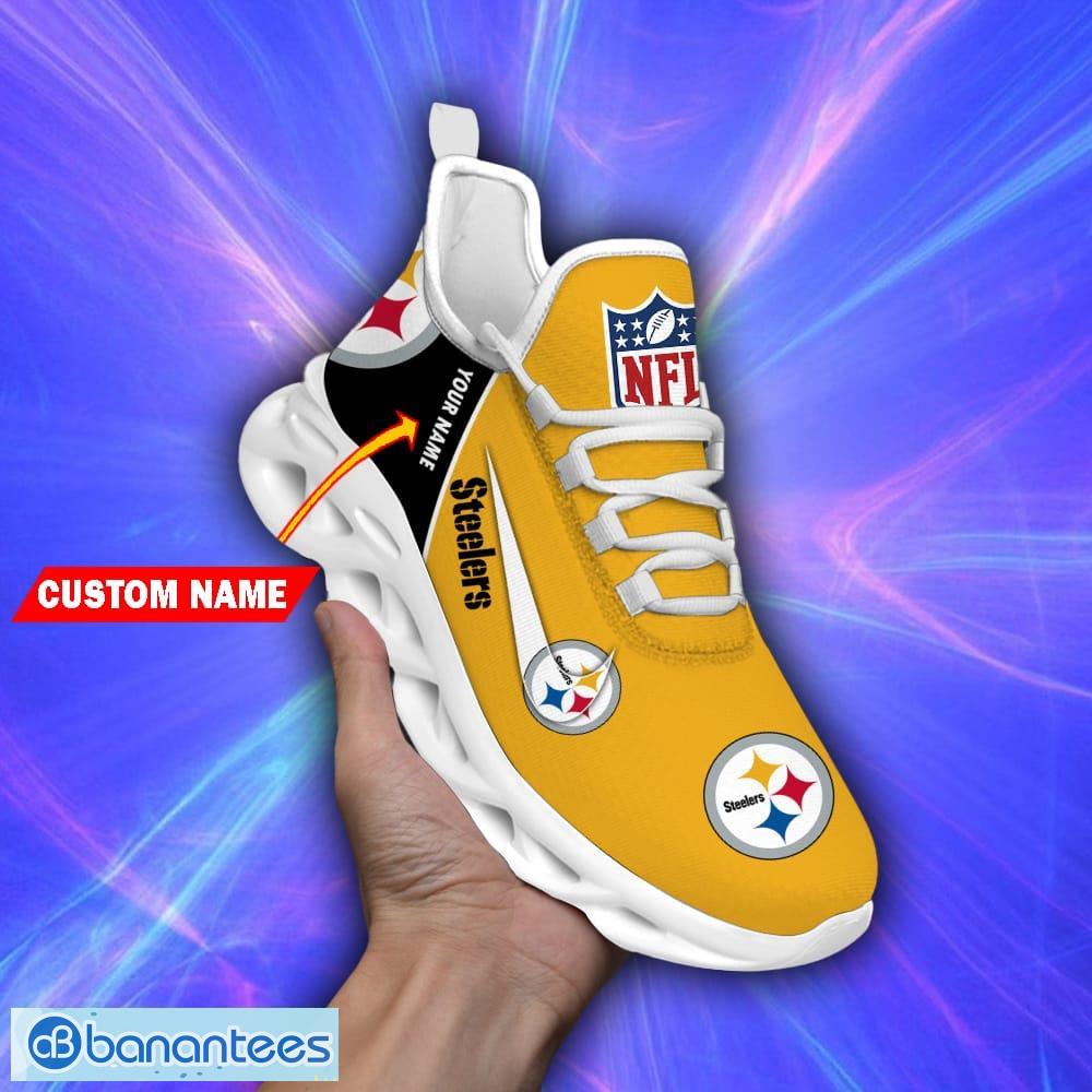 Nfl Pittsburgh Steelers Custom Name Max Soul Shoes Chunky Sneakers