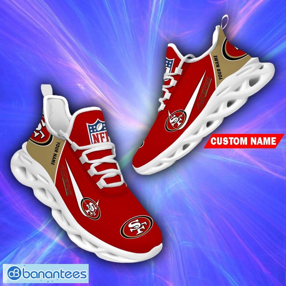 Nfl San Francisco 49ers Custom Name Max Soul Shoes Chunky Sneakers