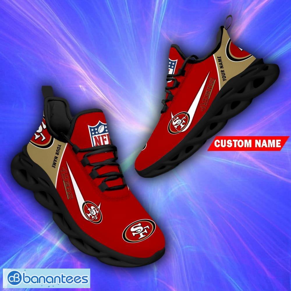 Nfl San Francisco 49ers Custom Name Max Soul Shoes Chunky Sneakers