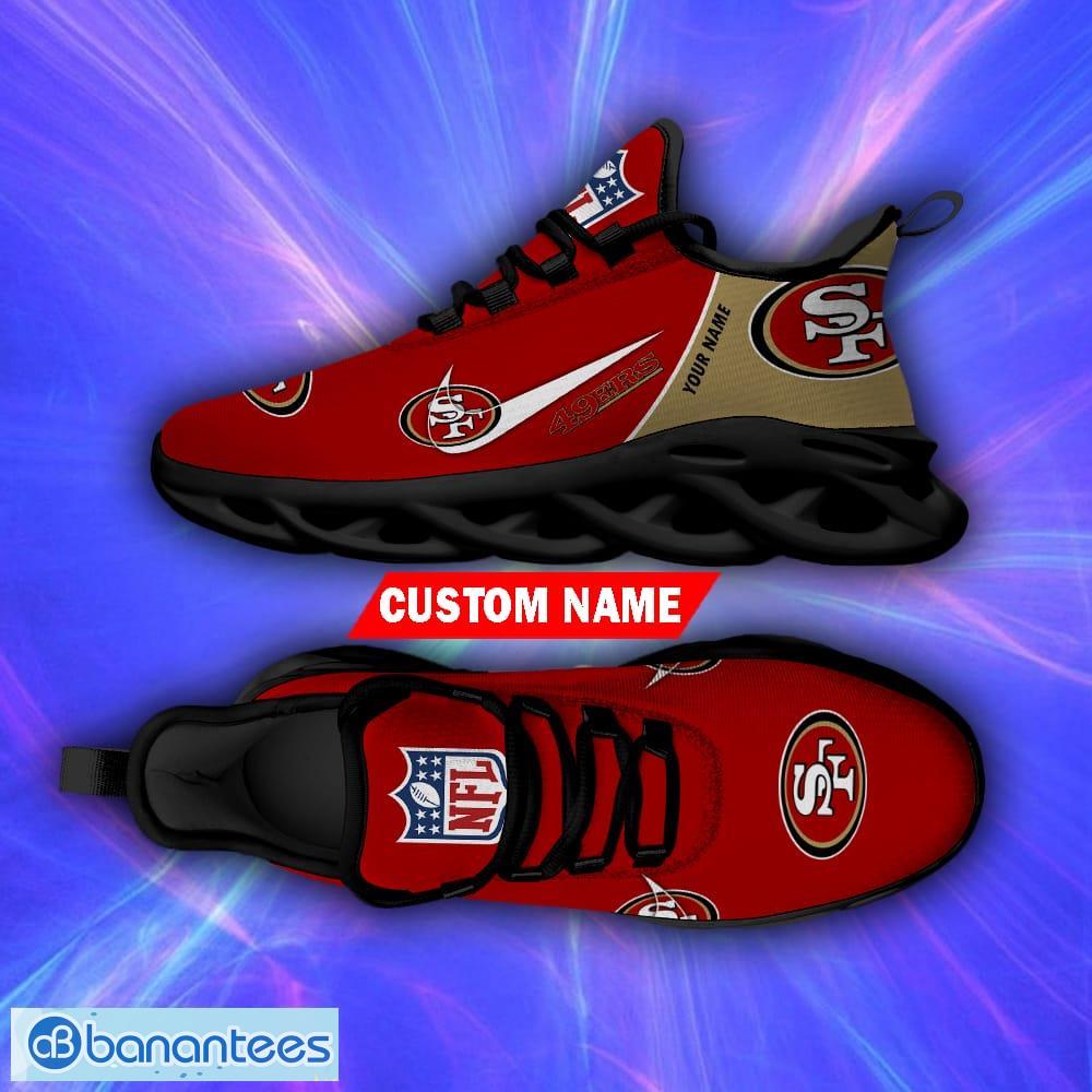 Nfl San Francisco 49ers Custom Name Max Soul Shoes Chunky Sneakers