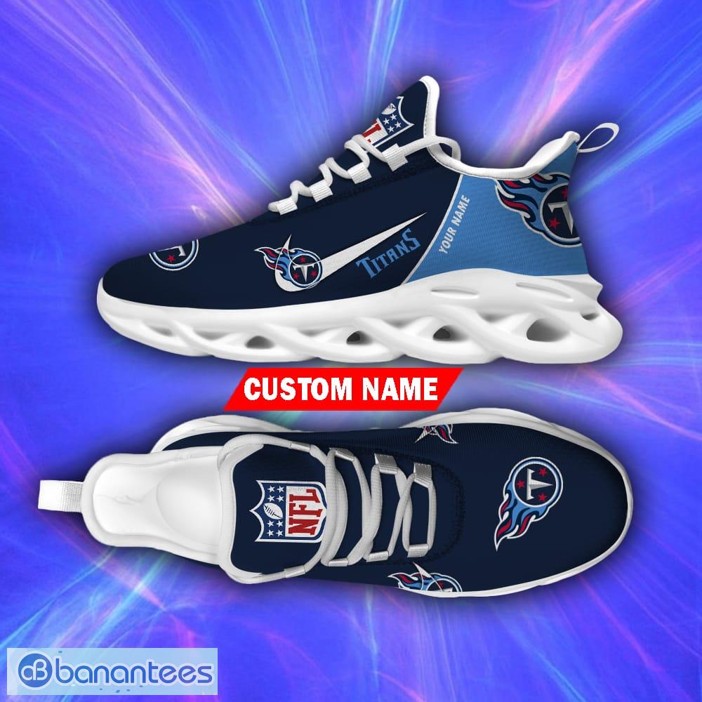 Tennessee Titans Chunky Shoes NFL Football Team Custom Name Max Soul  Sneakers - Freedomdesign