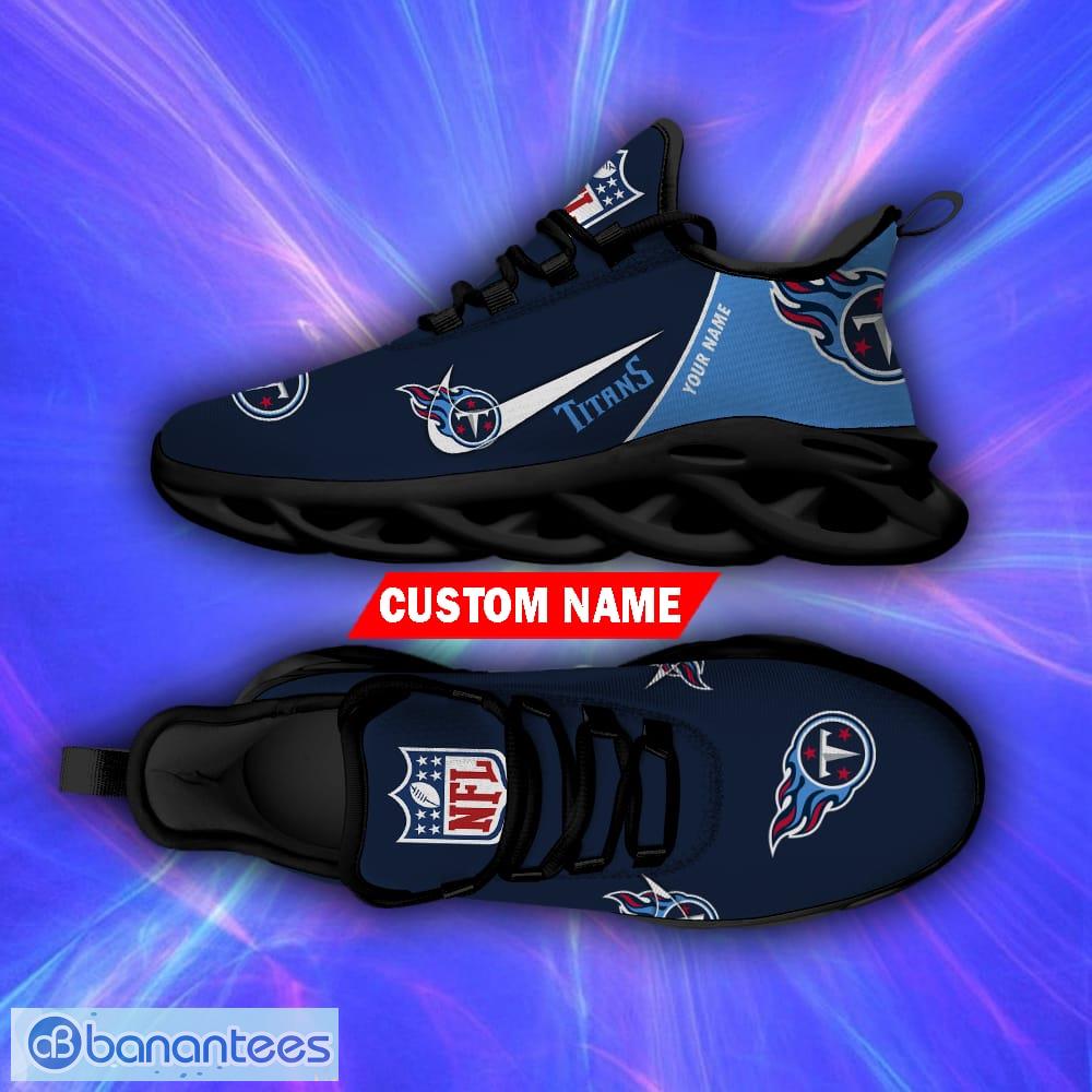 Tennessee Titans Chunky Shoes NFL Football Team Custom Name Max Soul  Sneakers - Freedomdesign