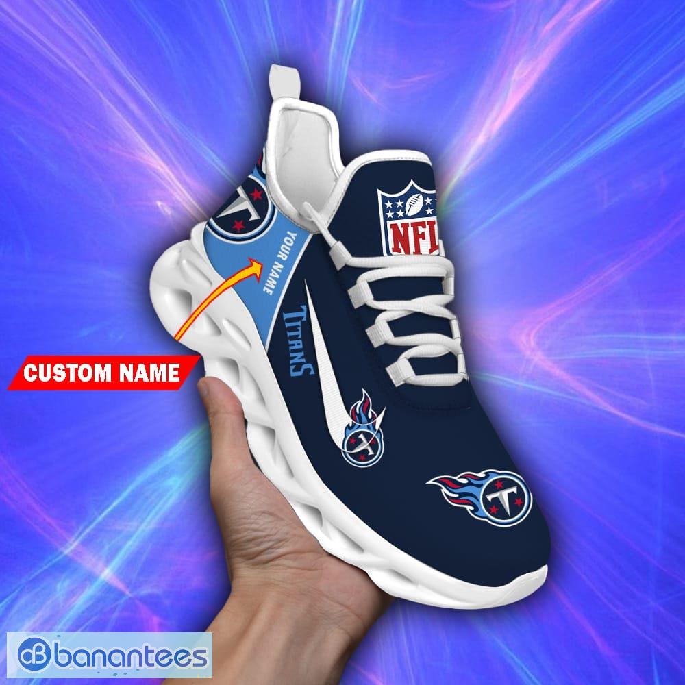 Tennessee Titans Chunky Shoes NFL Football Team Custom Name Max