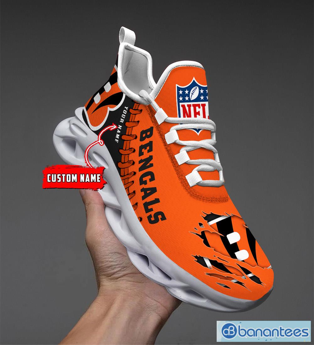 Cincinnati Bengals Custom Name NFL Max Soul Shoes Chunky Sneakers Gift For  Fans - Banantees