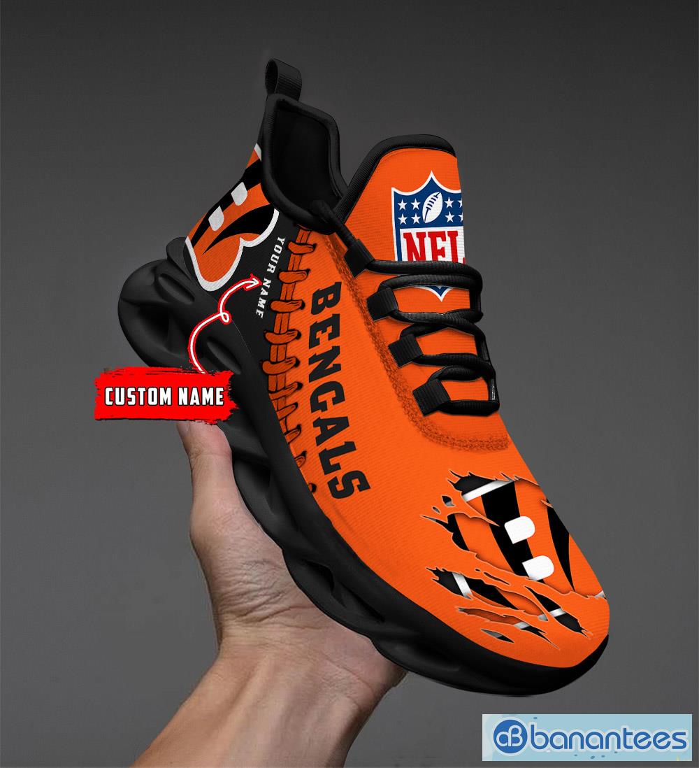 Cincinnati Bengals Custom Name NFL Max Soul Shoes Chunky Sneakers Gift For  Fans - Banantees