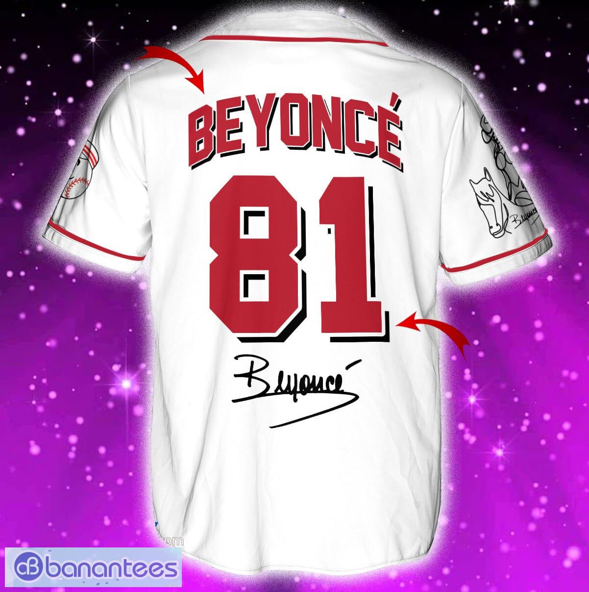 Cincinnati Reds Beyonce Red Custom Number And Name Baseball Jersey Shirt -  Banantees