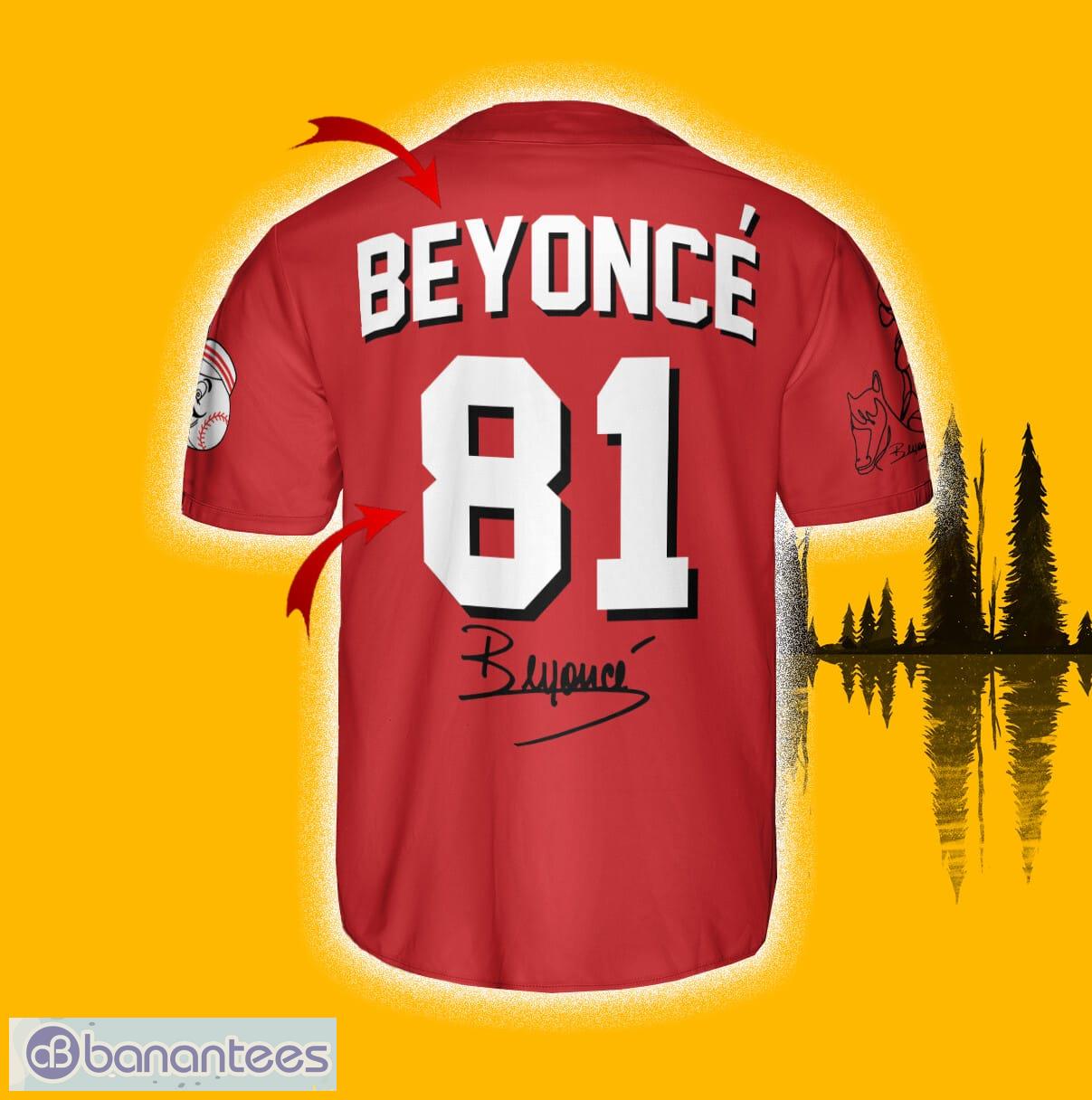 Cincinnati Reds Beyonce Red Custom Number And Name Baseball Jersey Shirt -  Banantees