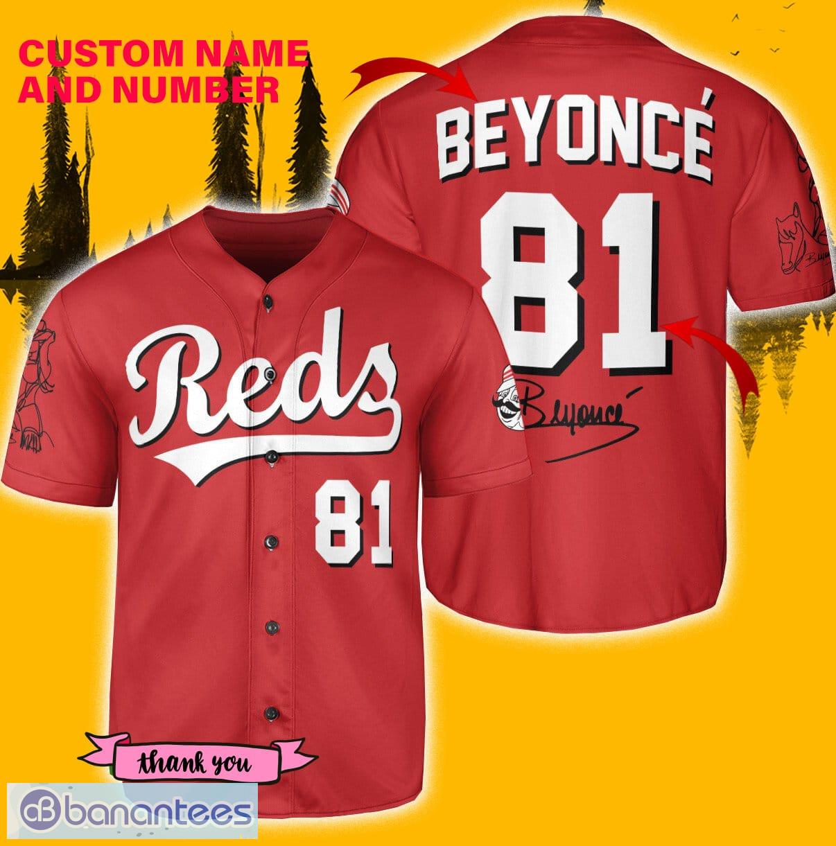 New York Mets Beyonce Jersey Baseball Shirt White Custom Number And Name -  Banantees