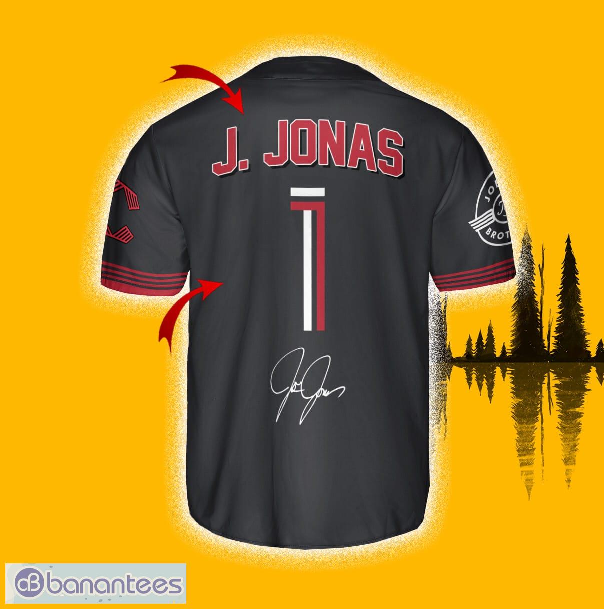 Cincinnati Reds J. Jonas Black Custom Number And Name Jersey