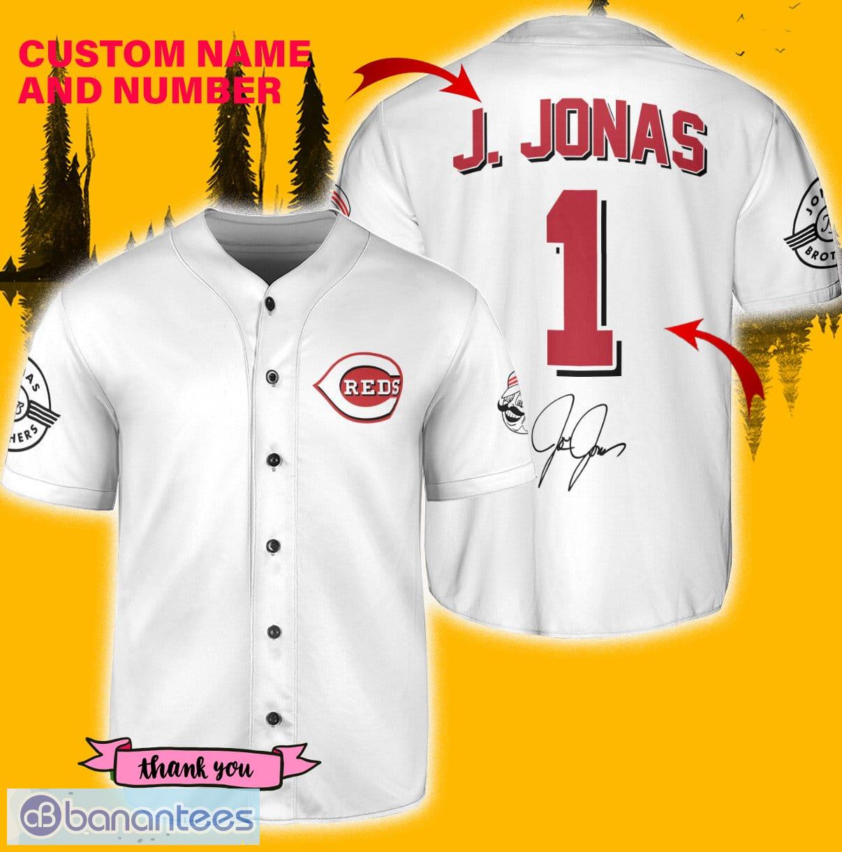 Cincinnati Reds J. Jonas Gray Baseball Jersey Shirt Custom Number And Name  - Banantees