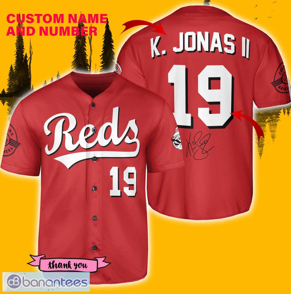 Cincinnati Reds K. Jonas Gray Baseball Jersey Shirt Custom Number And Name  - Banantees