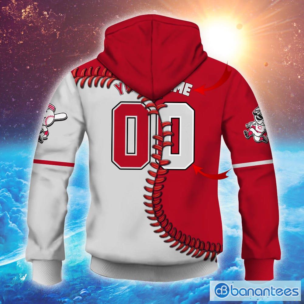 Cincinnati Reds MLB Custom Number And Name 3D Hoodie For Men And Women Gift  Fans - Banantees