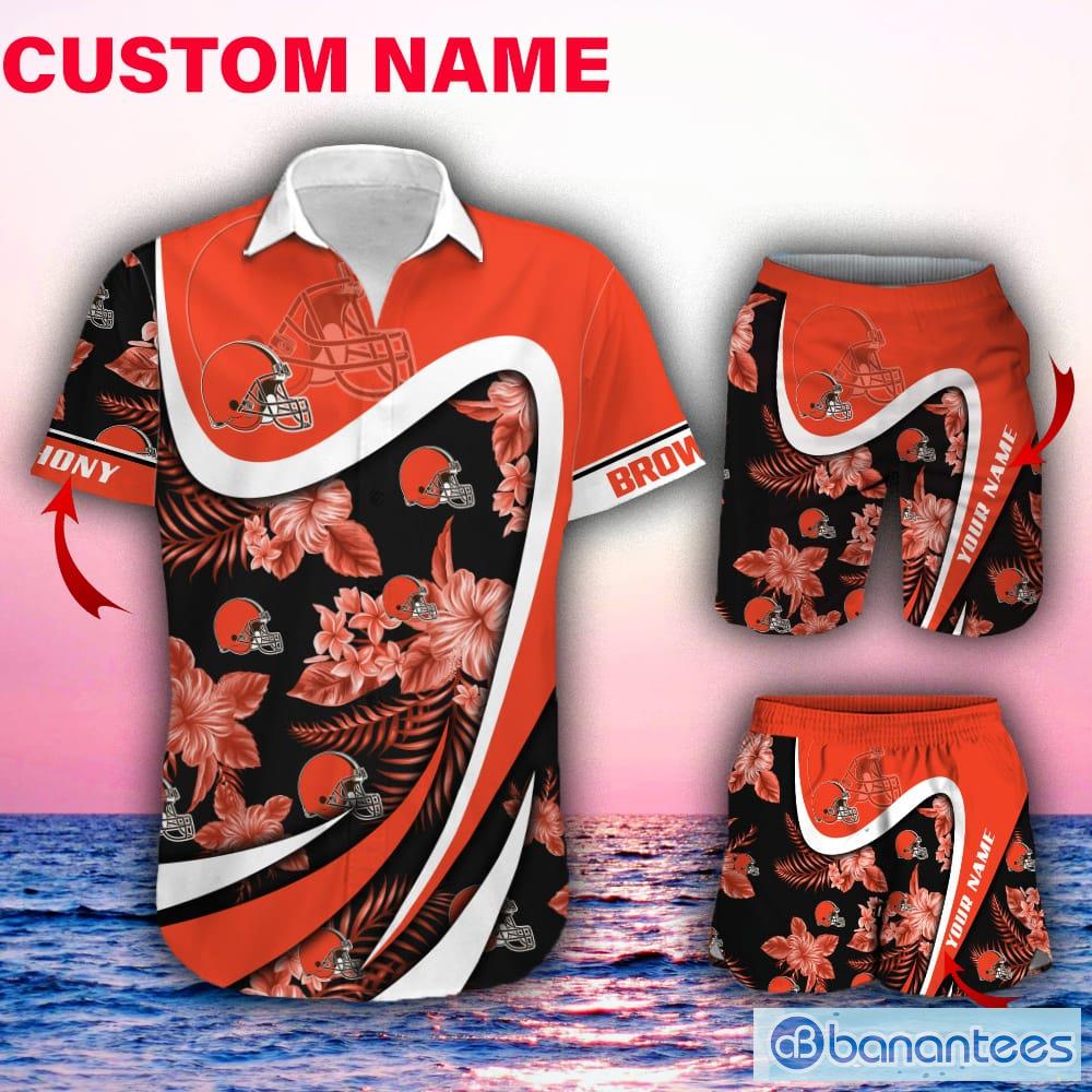 Cleveland Browns NFL Custom Name Hawaiian Shirt For Men Women