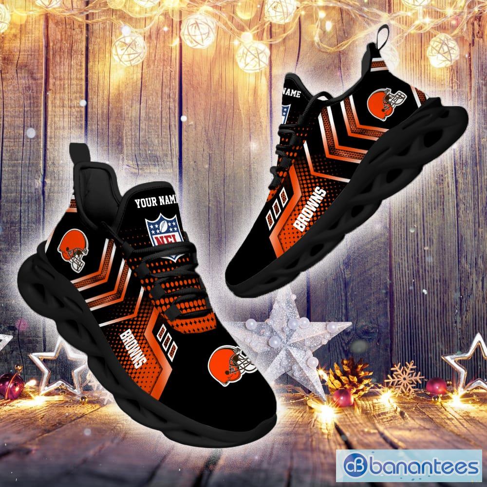 Custom Name Cleveland Browns Personalized Max Soul Shoes