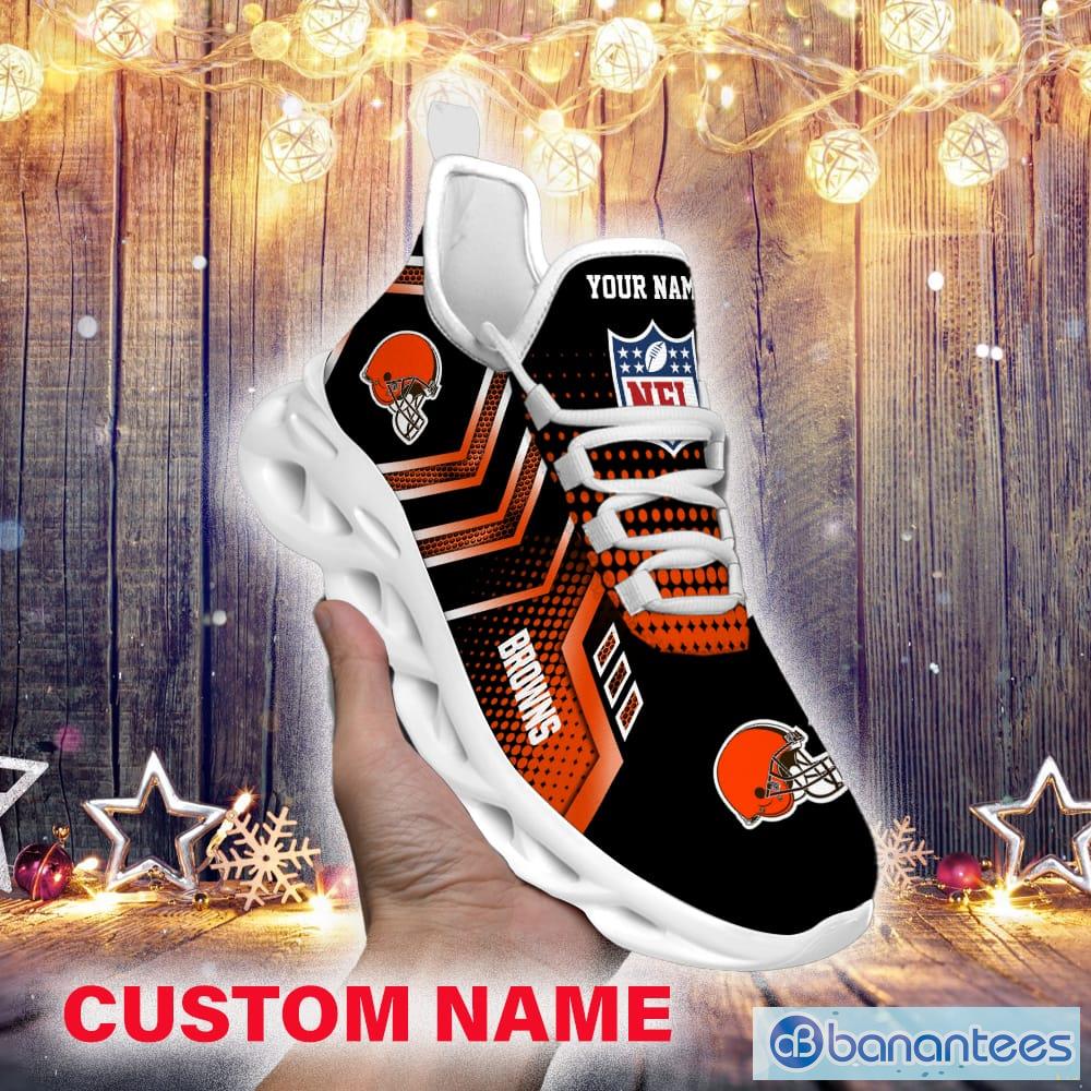 Cleveland Browns NFL Collection Max Soul Shoes Personalized Name