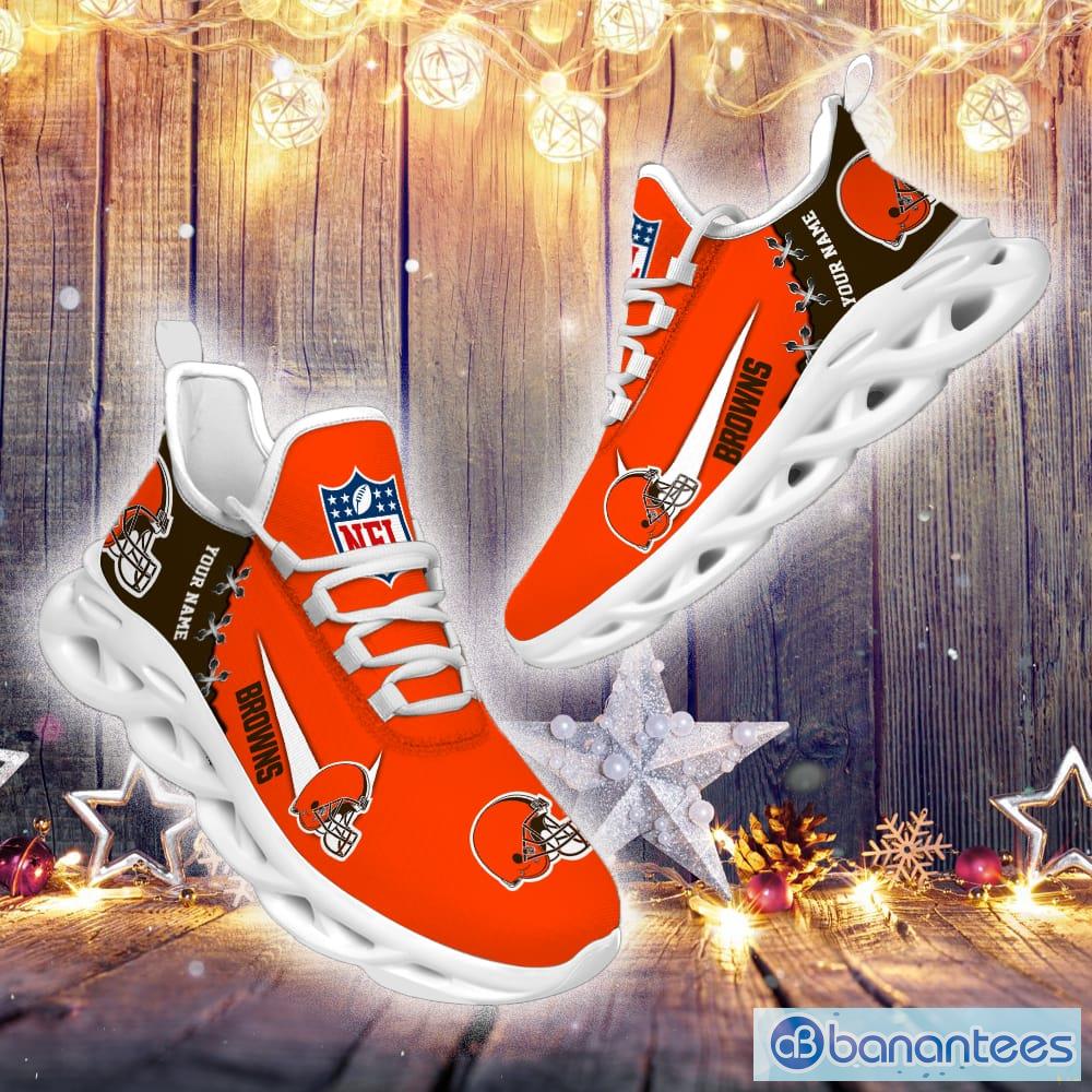 Cleveland Browns Personalized New Premium Luxury NFL Max Soul Shoes Unique  Gift For Fans