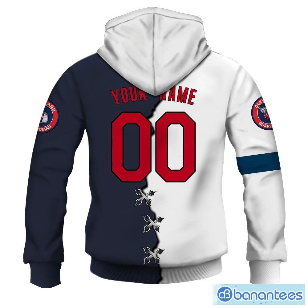 Cleveland Guardians MLB Custom Number And Name 3D Hoodie For Men And Women  Gift Fans - Banantees
