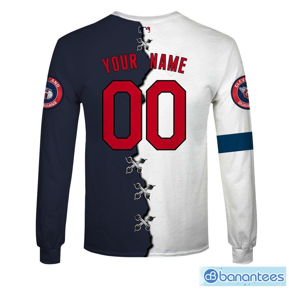 Cleveland Guardians MLB Custom Number And Name 3D T Shirt Gift For