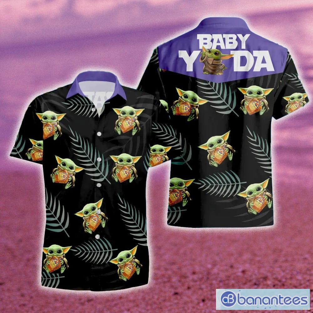 Baby Yoda Crown Royal 4th of July Hawaiian Shirt