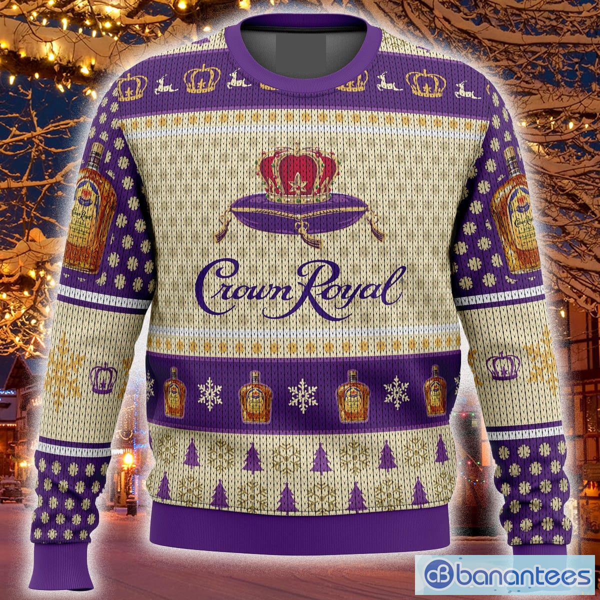 It's Time For Crown Royal 3D Ugly Christmas Sweater Men And Women