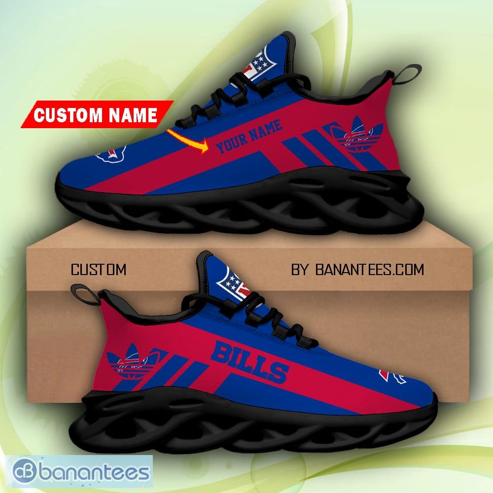 Custom Name Buffalo Bills Sneakers Max Soul Shoes For Men And