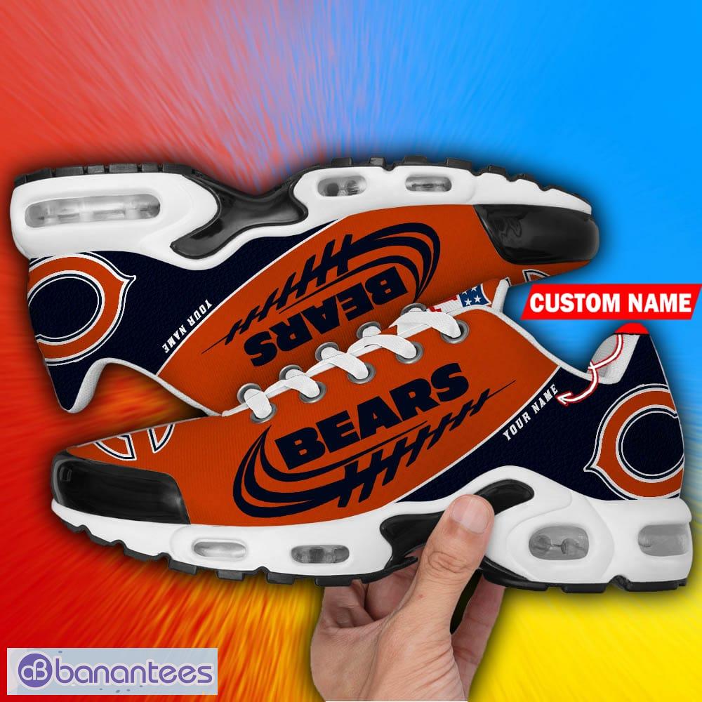 Chicago Bears State Proud NFL Team Sneakers Custom Name Air Cushion Shoes  For Fans - Banantees