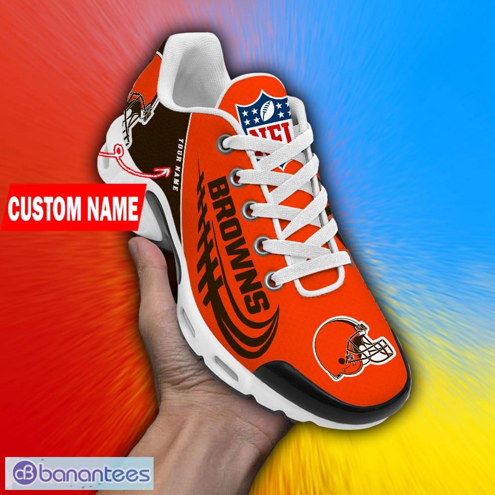 Cleveland Browns NFL Team Premium Sneakers Custom Name Air Cushion