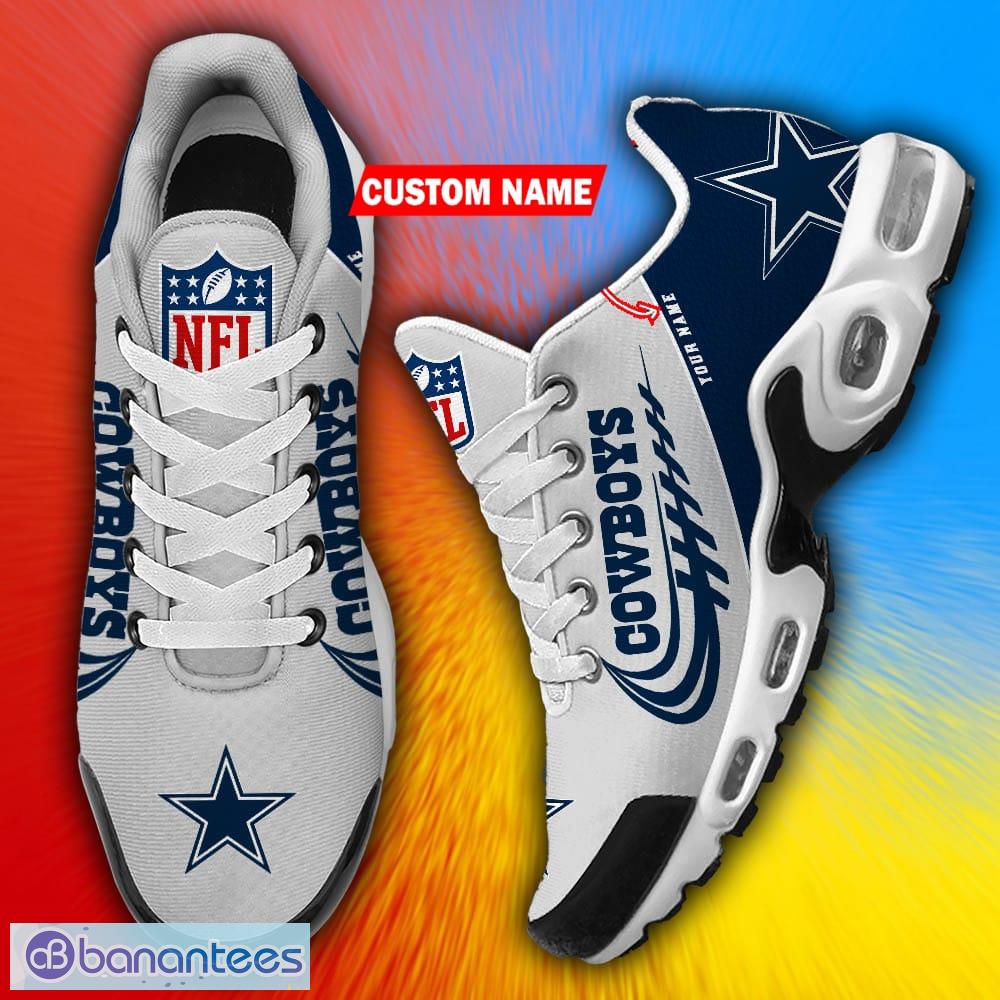 Custom Name Dallas Cowboys Logo Air Cushion Sports Shoes Perfect