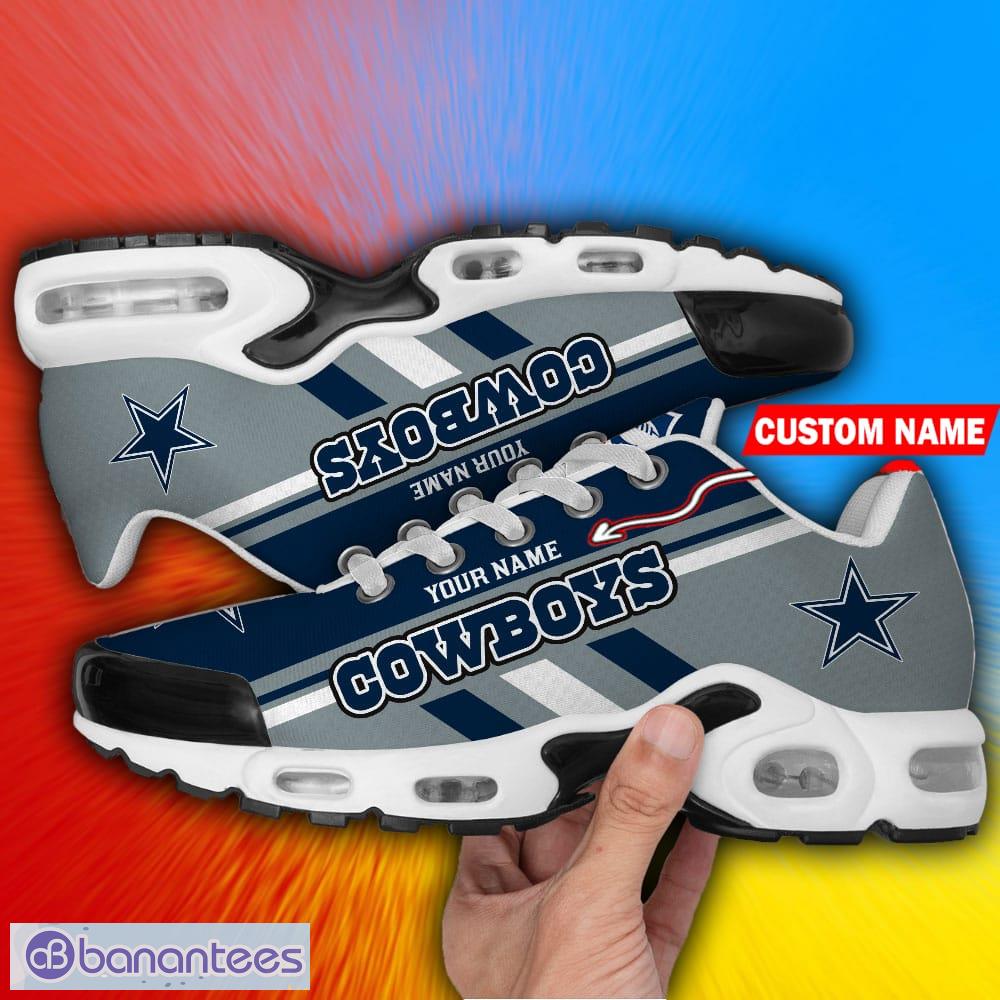 Custom Name Dallas Cowboys New Logo Air Cushion Sports Shoes Men