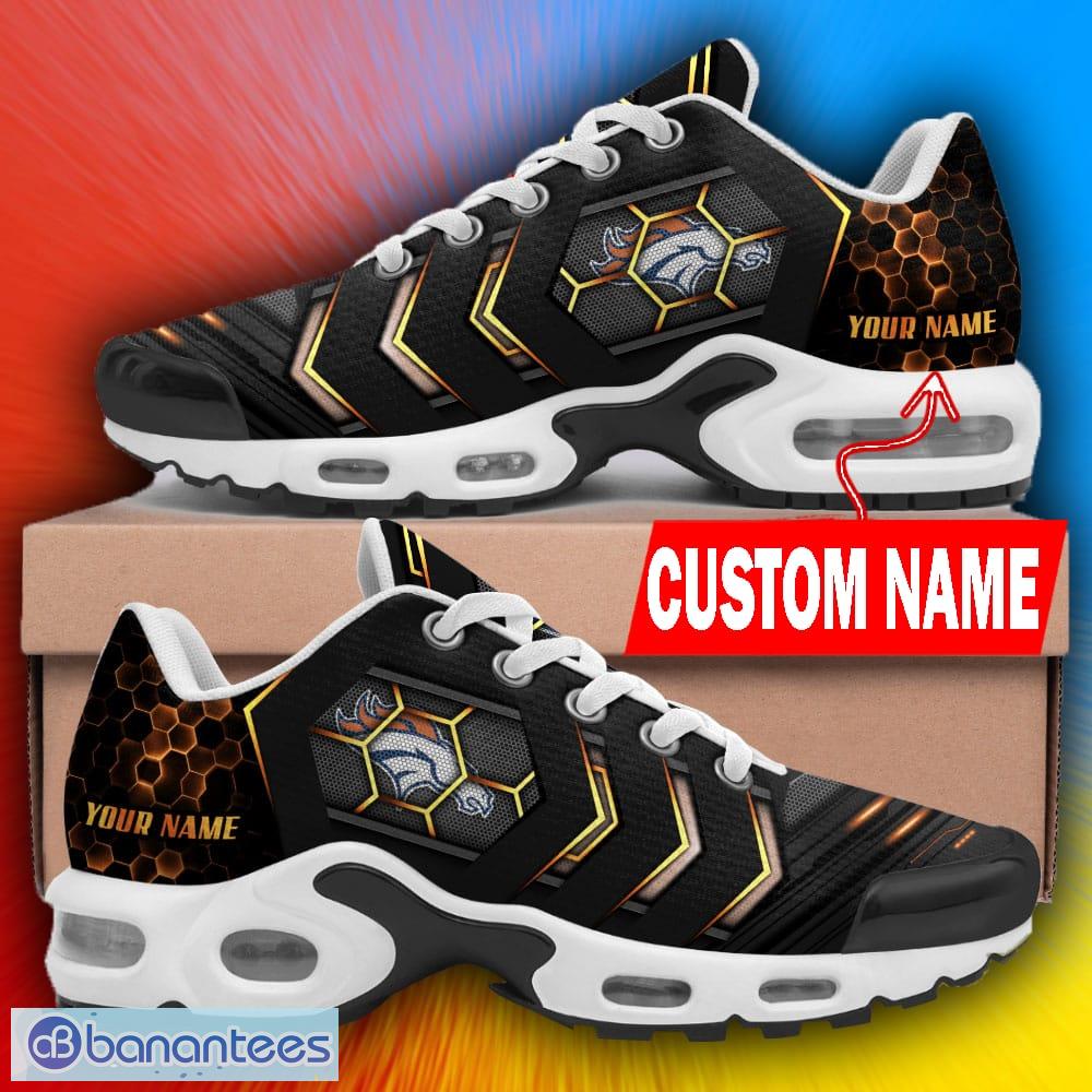 Custom Name Brisbane Broncos NRL Team Logo Air Cushion Sports Shoe Men Women  - Freedomdesign