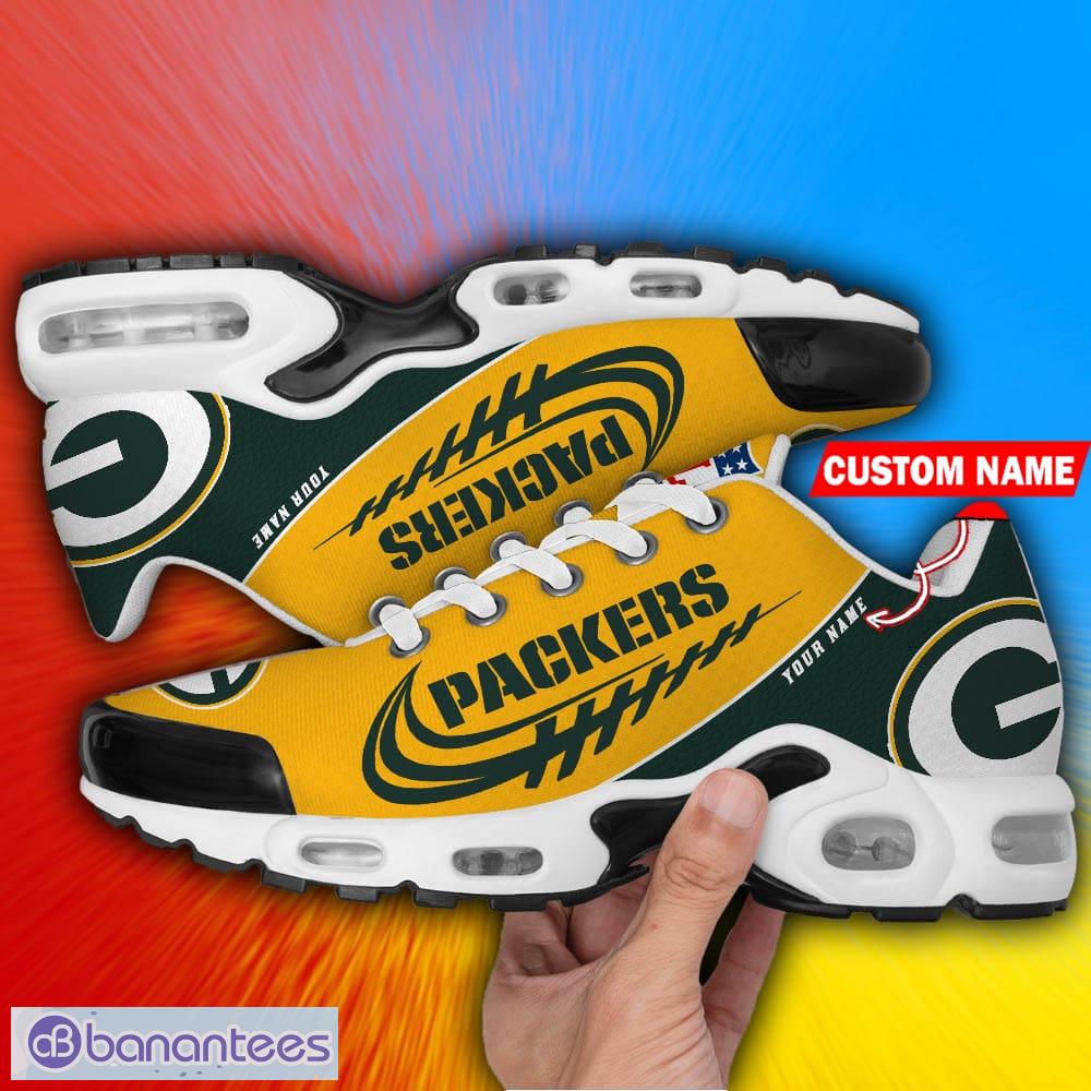 Custom Name Green Bay Packers NFL Monster Sport Logo Air Cushion Sports  Shoes Fans Running Sneakers - Banantees