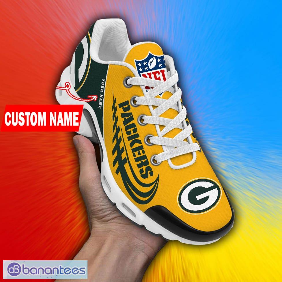 Custom Name Green Bay Packers NFL Monster Sport Logo Air Cushion Sports  Shoes Fans Running Sneakers - Banantees