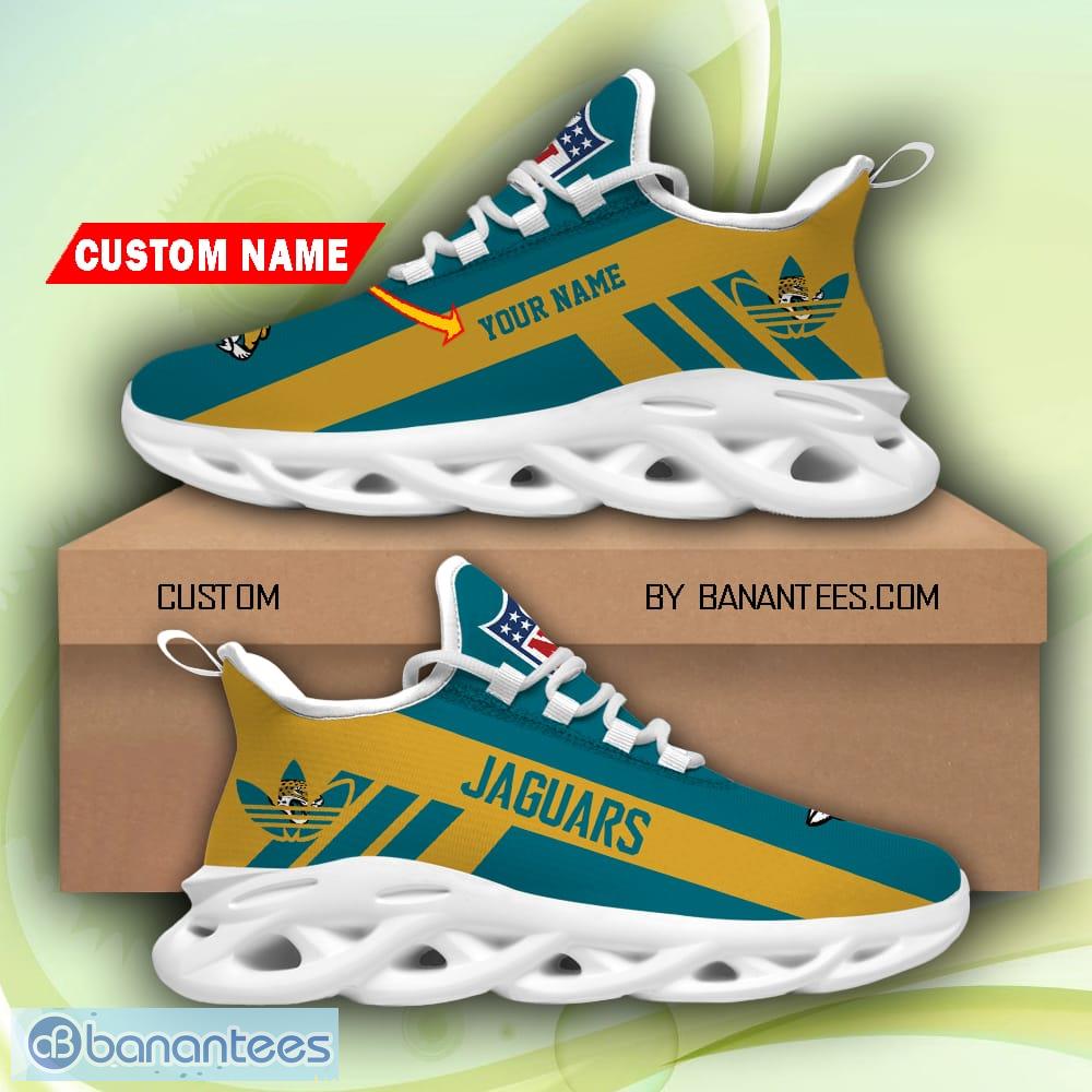 Custom Name NFL Jacksonville Jaguars Style Logo Caro Max Soul Shoes Gift  For Men Women - Freedomdesign