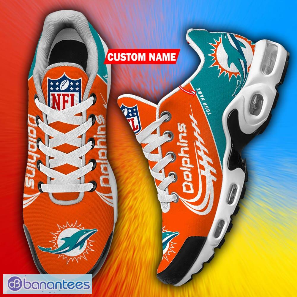 Miami Dolphins NFL Air Cushion Sports Shoes Custom Name For Men Women