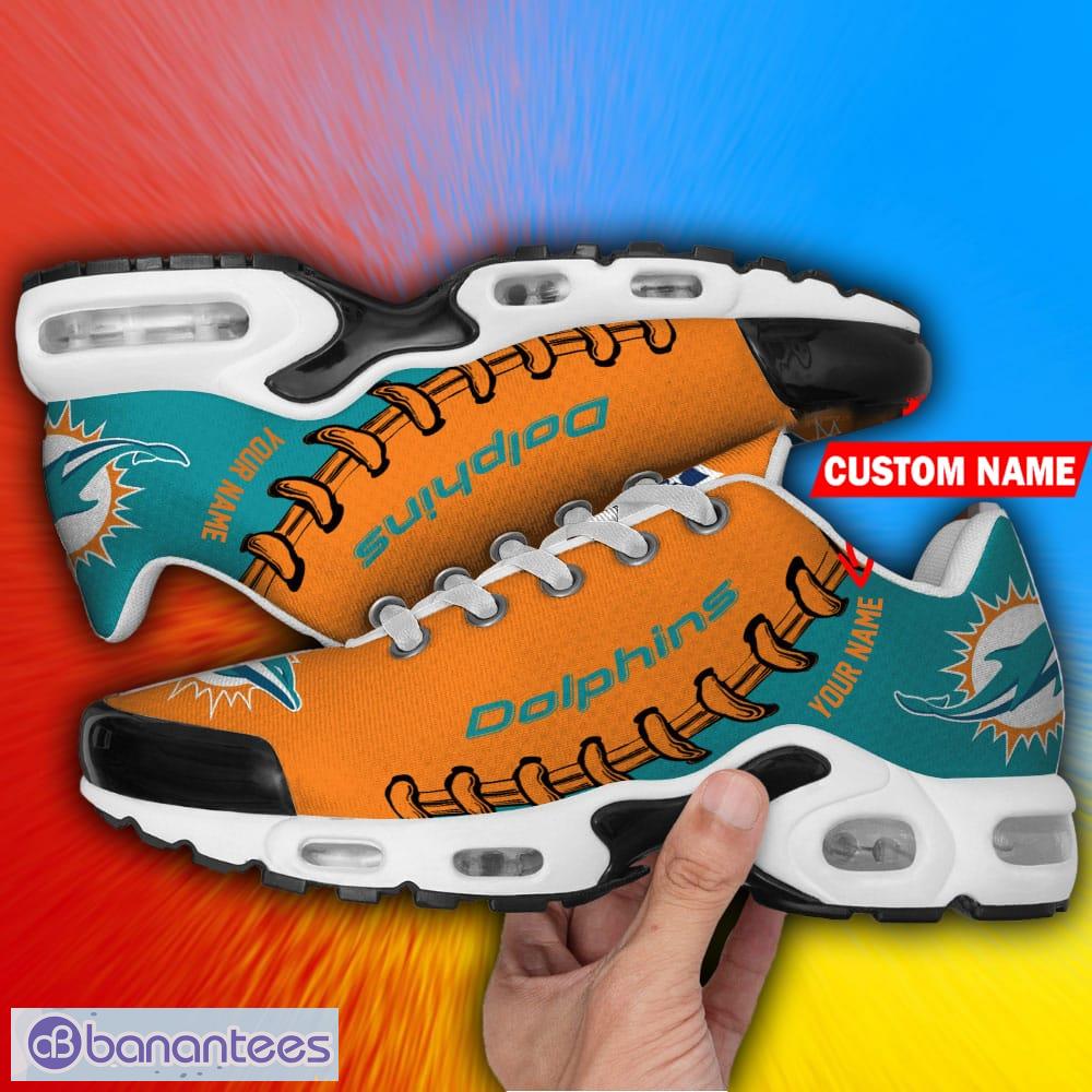 Miami Dolphins NFL Air Cushion Sports Shoes Custom Name For Men Women