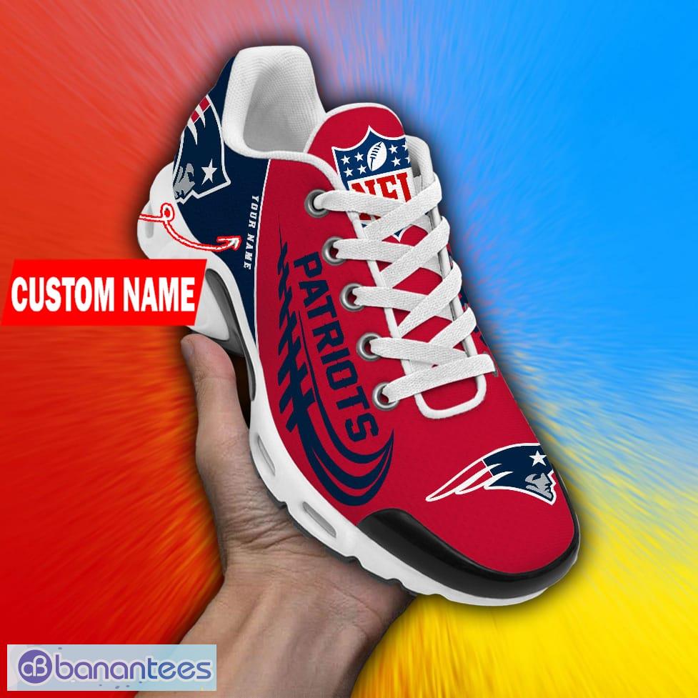 New England Patriots Custom Name Air Jordan 11 Sneaker Shoes For Sport Fans  - Banantees