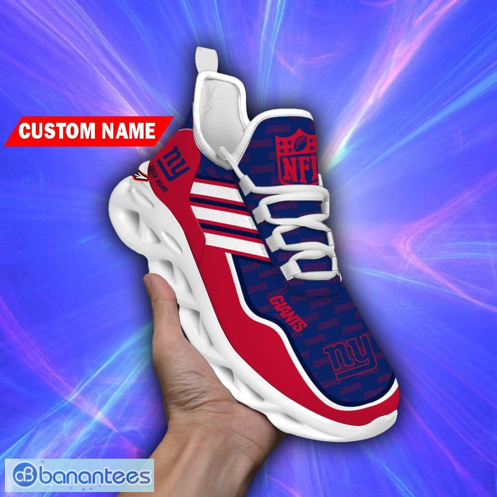 NFL Tennessee Titans Custom Name Navy Blue Max Soul Shoes Gift For Fans